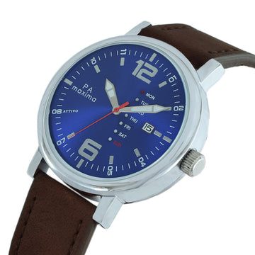 Maxima ATTIVO Men Blue Dial Analogue Watch - 56640LMGI